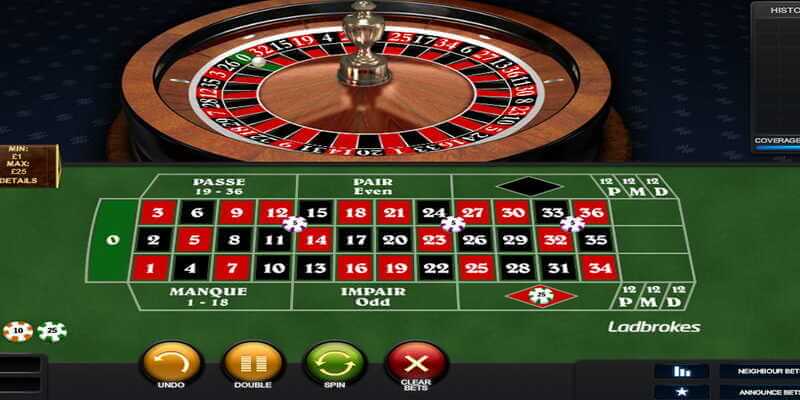 Chơi roulette tại cổng game 18win đơn giản